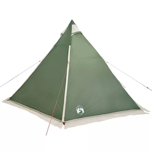 6 személyes zöld vízálló tipi családi sátor