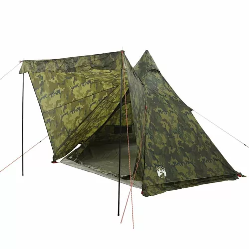  6 személyes terepszíná vízálló családi tipisátor