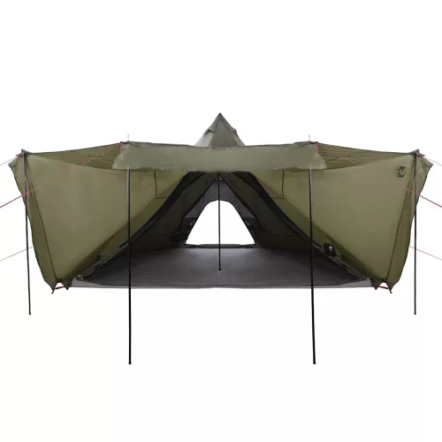  8 személyes olívazöld vízálló családi tipisátor