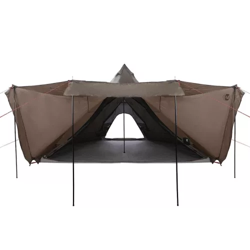  8 személyes barna vízálló családi tipisátor