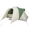  6 személyes zöld vízálló kupolás családi sátor
