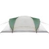  6 személyes zöld vízálló kupolás családi sátor