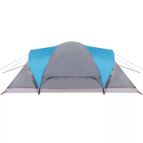  6 személyes kék vízálló kupolás családi sátor