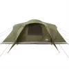  6 személyes olívazöld vízálló kupolás családi sátor