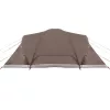  6 személyes barna vízálló kupolás családi sátor
