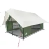  5 személyes zöld vízálló kempingsátor