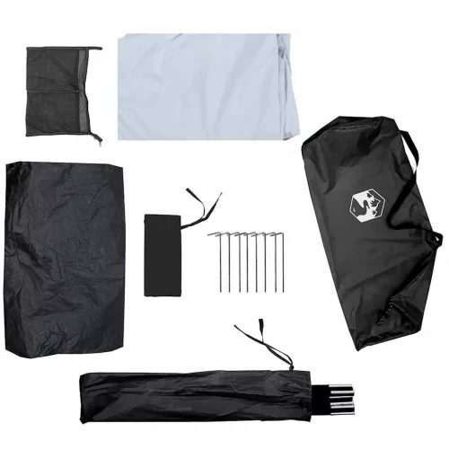  1 személyes fehér sötétítőszövet vízálló kempingsátor