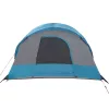  8 személyes kék vízálló alagút alakú családi sátor