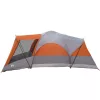  8 személyes szürke és narancssárga vízálló alagút családi sátor
