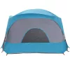  6 személyes kék vízálló családi sátor