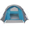  6 személyes kék vízálló családi sátor