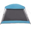  6 személyes kék vízálló családi sátor