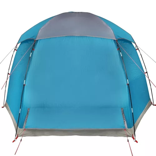  6 személyes kék vízálló családi sátor Iglu
