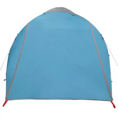  6 személyes kék vízálló alagút alakú családi sátor