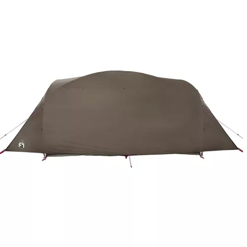  6 személyes barna vízálló alagút alakú családi sátor