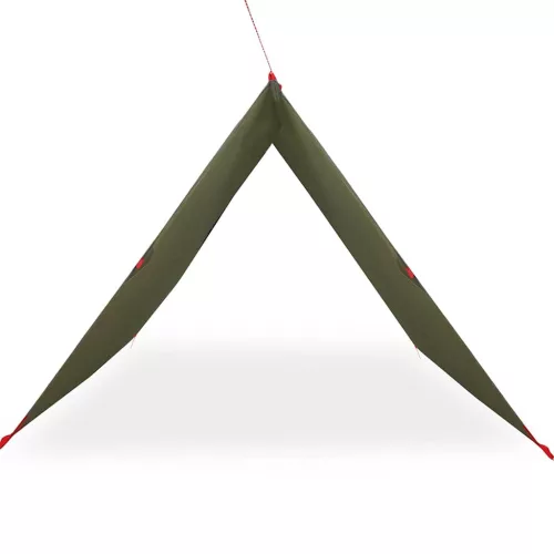  olívazöld vízálló kempingponyva 306x306 cm