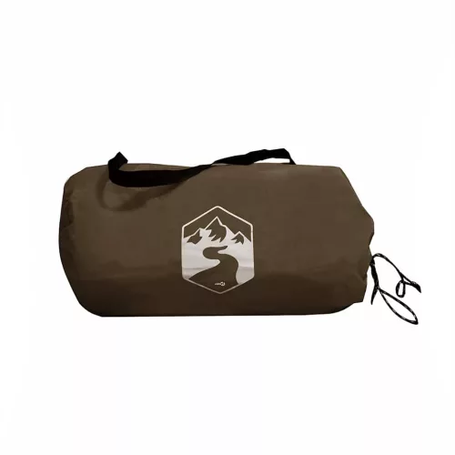  barna vízálló kempingponyva 306x306 cm