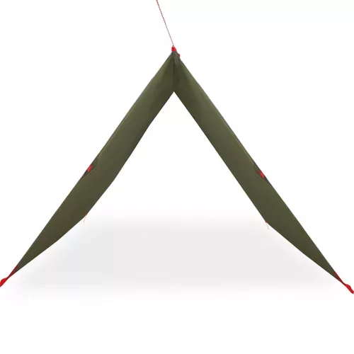  olívazöld vízálló kempingponyva 366x306 cm