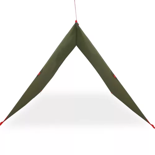  olívazöld vízálló kempingponyva 406x306 cm