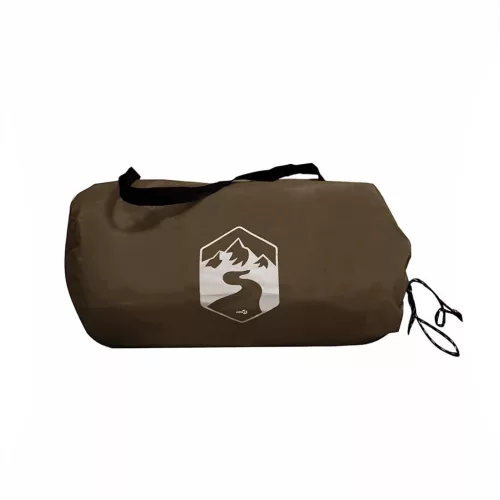  barna vízálló kempingponyva 506x306 cm