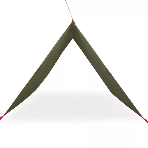  olívazöld vízálló kempingponyva 451x420 cm