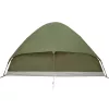  4 személyes olívazöld vízálló kupola kempingsátor