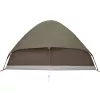  6 személyes barna vízálló kupolás családi sátor