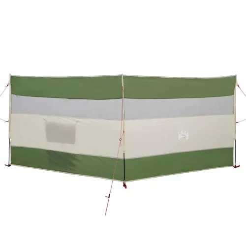  zöld vízálló szélfogó kempingponyva 340x130 cm