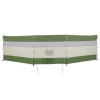  zöld vízálló szélfogó kempingponyva 508x130 cm