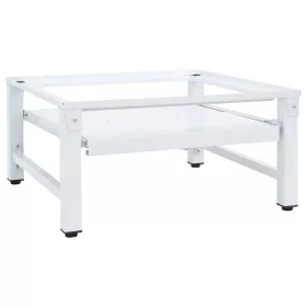  fehér mosógéptartó állvány kihúzható polccal