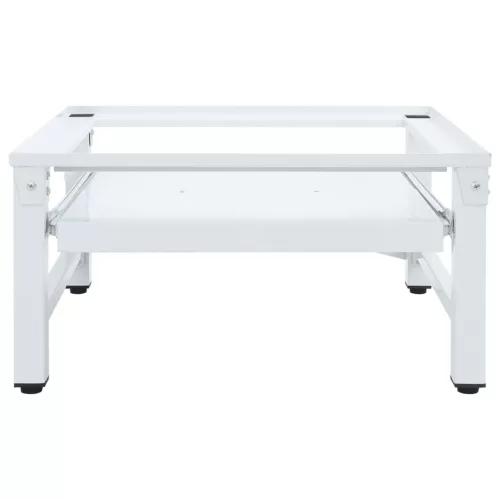  fehér mosógéptartó állvány kihúzható polccal