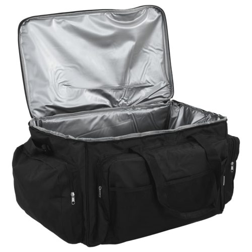  fekete oxford szövet vízálló horgásztáska