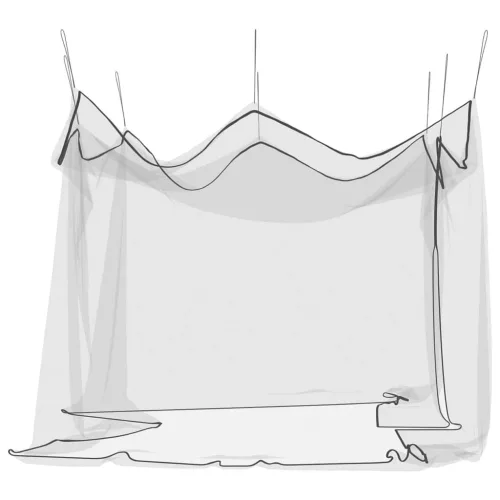  szúnyogháló beltéri kültéri 156 háló fekete 300x300x250 cm