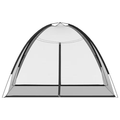  fekete hálós mongol szúnyogháló ajtókkal 200 x 180 x 135 cm