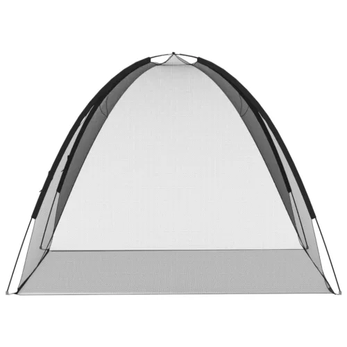  fekete hálós mongol szúnyogháló ajtókkal 200 x 180 x 135 cm