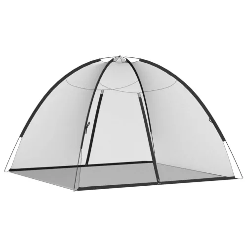  fekete hálós mongol szúnyogháló ajtókkal 200 x 180 x 135 cm