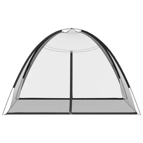  fekete hálós mongol szúnyogháló ajtókkal 200 x 200 x 135 cm