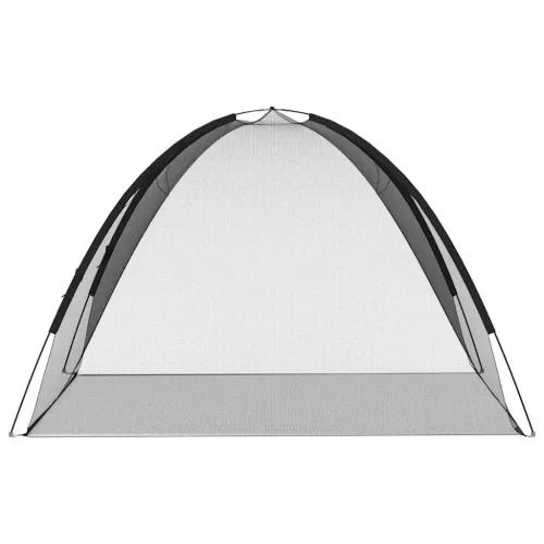  fekete hálós mongol szúnyogháló ajtókkal 200 x 200 x 135 cm