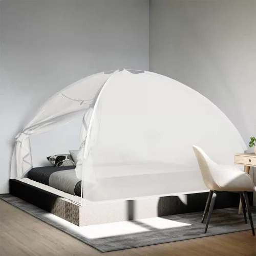  fehér hálós mongol szúnyogháló ajtókkal 200 x 200 x 135 cm