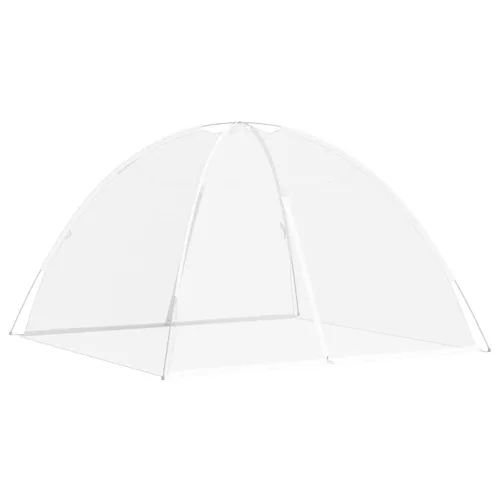  fehér hálós mongol szúnyogháló ajtókkal 200 x 200 x 135 cm