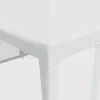  fehér HDPE rendezvénysátor 10 hálós oldalfallal 6 x 4 m