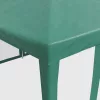  zöld HDPE rendezvénysátor 10 hálós oldalfallal 6 x 4 m