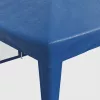  kék HDPE rendezvénysátor 12 hálós oldalfallal 8 x 4 m
