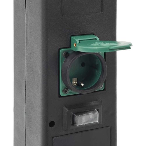  2-utas kültéri tüskés konnektoros oszlop lámpával 16x16x39,5 cm