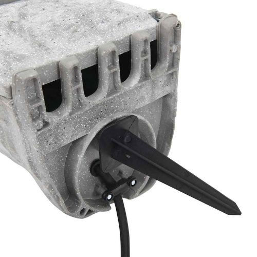  kőhatású szürke 4 utas kültéri tüskés konnektor