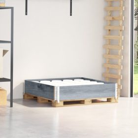  szürke tömör fenyőfa raklapmagasító 100 x 100 cm