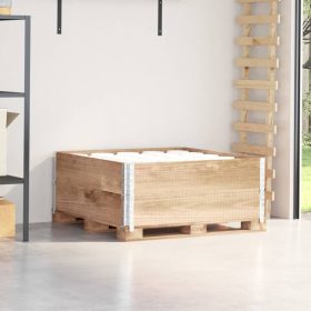  2 db tömör fenyőfa raklapmagasító 100 x 100 cm