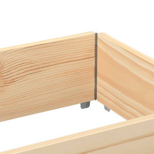  2 db tömör fenyőfa raklapmagasító 150 x 50 cm