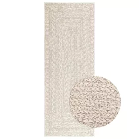    ZIZUR krém juta hatású beltéri és kültéri szőnyeg 80x200 cm