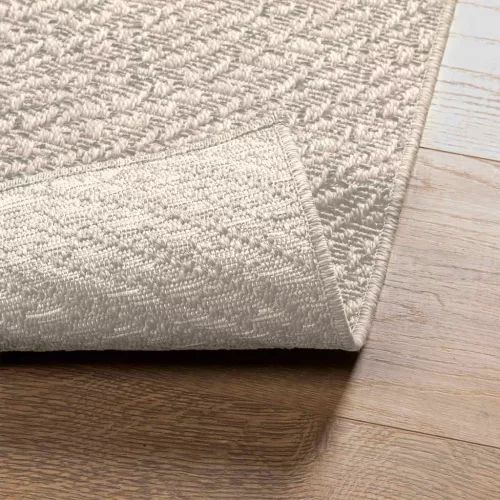  ZIZUR krém juta hatású beltéri és kültéri szőnyeg 200x200 cm